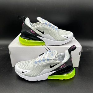 Nike Air Max 270 Pure Platinum Volt White Black FJ0734-043 Women's Size 6.5